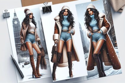 Jak nosić mikroszorty z wysokim stanem zimą i wyglądać stylowo?