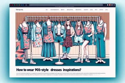 Jak nosić sukienki w stylu lat 90 w 2024 roku? Modowe inspiracje!